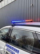 Світлоакустична СГП Панель 118-80XLED сиря-червона в комплекті з сигн. пристр.