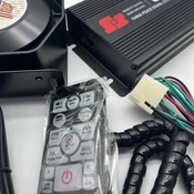 Світлоакустична панель Стріла Ultra Slim Prof 92-80XLED синя-черв в комплекті з сигнальним пристроєм 